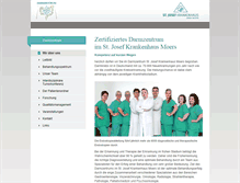 Tablet Screenshot of darmzentrummoers.de